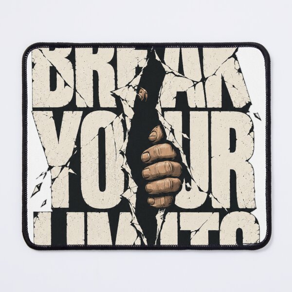 Item preview, Break Your Limits | Bold Motivational Streetwear Back Graphic designed and sold by Bekado.