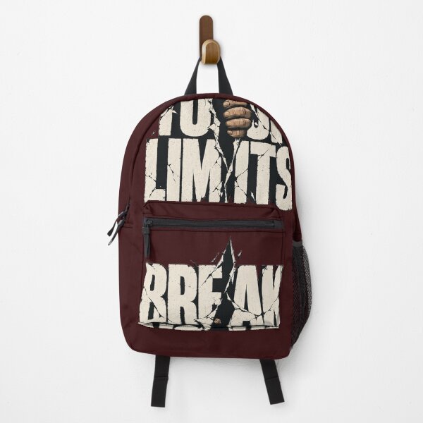 Item preview, Break Your Limits | Bold Motivational Streetwear Back Graphic designed and sold by Bekado.