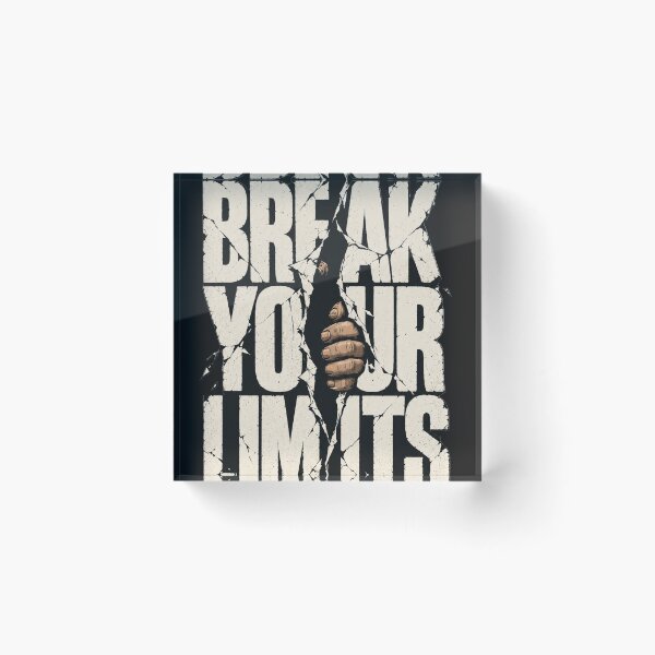 Item preview, Break Your Limits | Bold Motivational Streetwear Back Graphic designed and sold by Bekado.