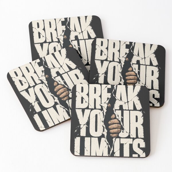 Item preview, Break Your Limits | Bold Motivational Streetwear Back Graphic designed and sold by Bekado.
