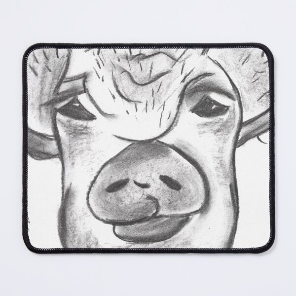Item preview, Grumpy Pig, Charcoal designed and sold by Anke‘s Bazaar.