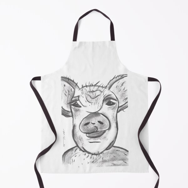Item preview, Grumpy Pig, Charcoal designed and sold by Anke‘s Bazaar.