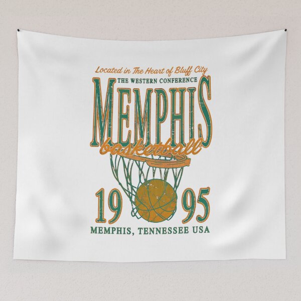 Item preview, Memphis Basketball 1995 Vintage Retro designed and sold by CitrinAvid8.