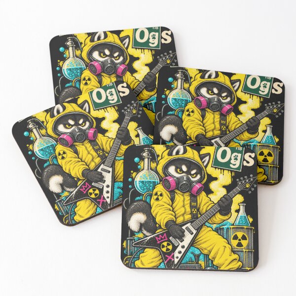 Item preview, Breaking Ogs - Toxic Dog Guitarist - Funny Husky Rock Band Art designed and sold by BRTHRCNK01.