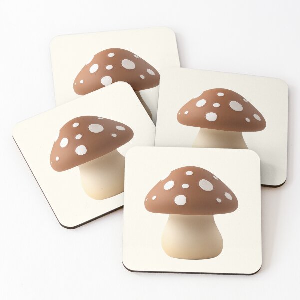 Item preview, Cute Brown Mushroom Cozy Cottagecore Aesthetic designed and sold by jianina-alondra.