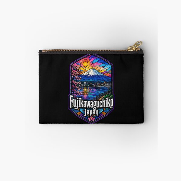 Item preview, Fujikawaguchiko Mount Fuji Japan Travel Stained Glass Art designed and sold by TomFrontierArt.