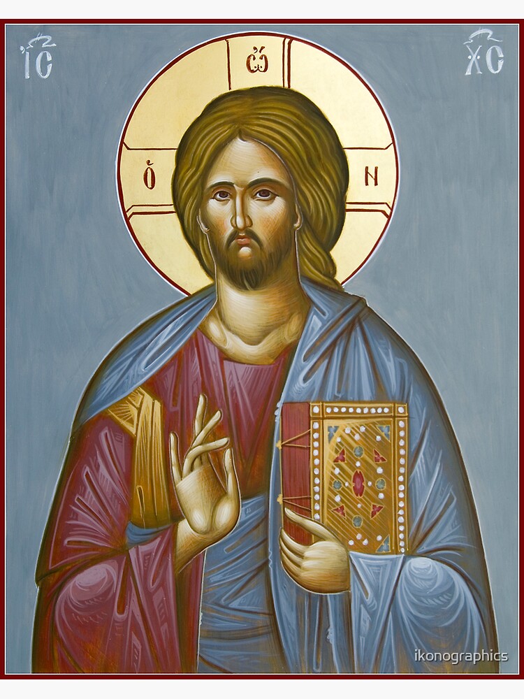 Christ Pantokrator by ikonographics