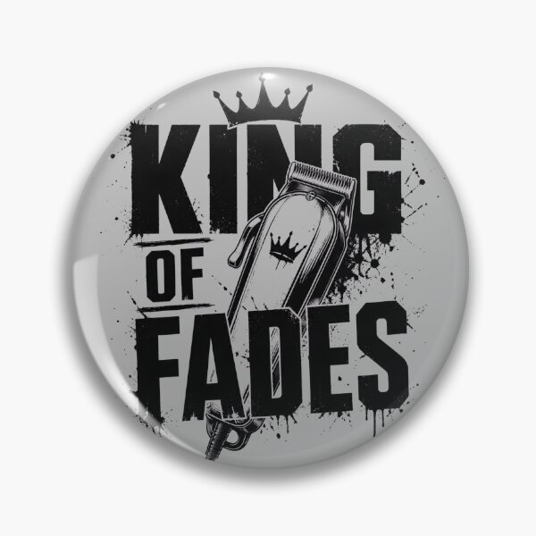 Item preview, King Of Fades Crown Barber Clipper Typography designed and sold by Barber MD Culture.