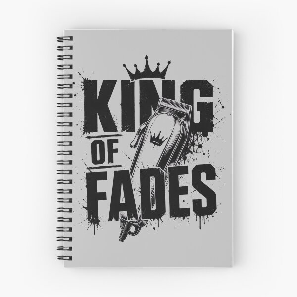 Item preview, King Of Fades Crown Barber Clipper Typography designed and sold by Barber MD Culture.
