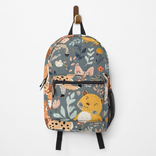 Item preview, Cute Woodland Animals Whimsical Forest Floral Pattern designed and sold by My Gluten Free Life UK.