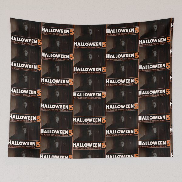 Item preview, The Shape Breaks Through (With Halloween 5 Logo) designed and sold by Atomic Mouth Designs.