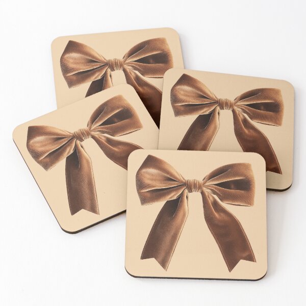Item preview, Brown Satin Bow Cozy Coquette Aesthetic designed and sold by jianina-alondra.
