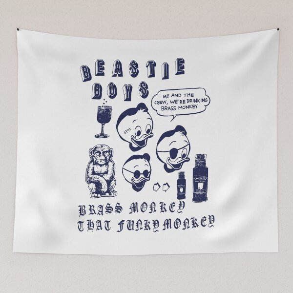 Item preview, Beastie Boys Band Brass Monkey Check Your Head 90s Retro Sabotage Licensed To iLL 1987 Tour designed and sold by truongy13376.