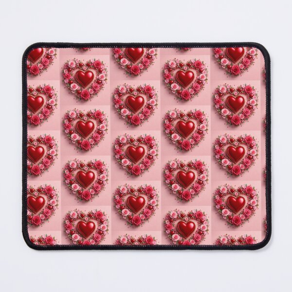 Item preview, Romantic Floral Heart Wreath designed and sold by USNONLINE.