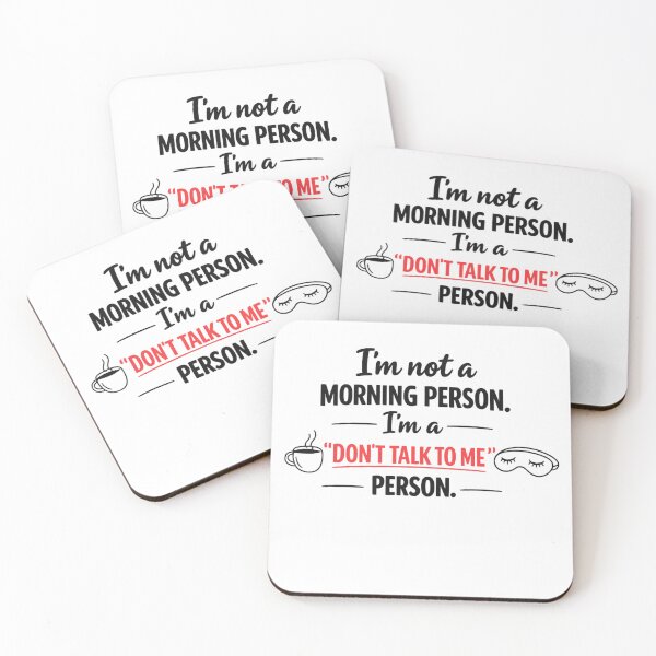 Item preview, Introvert Morning Humor Quote designed and sold by MarselArt.