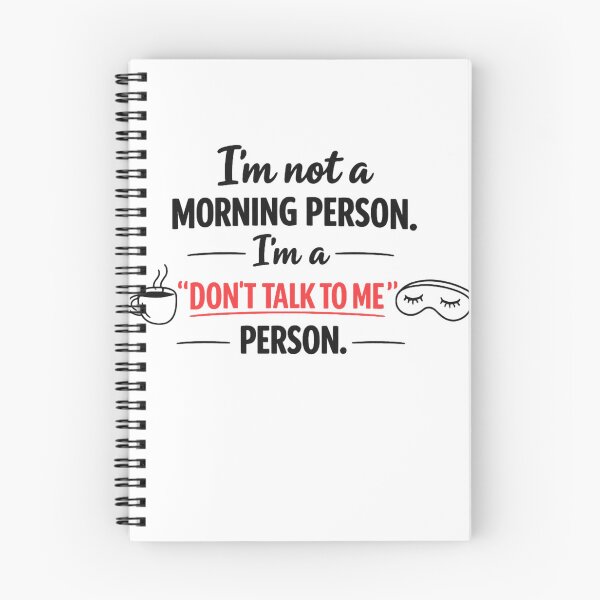 Item preview, Introvert Morning Humor Quote designed and sold by MarselArt.