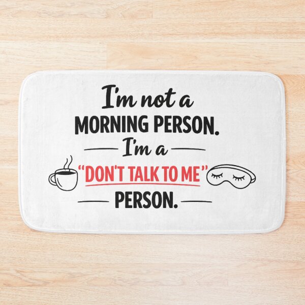 Item preview, Introvert Morning Humor Quote designed and sold by MarselArt.