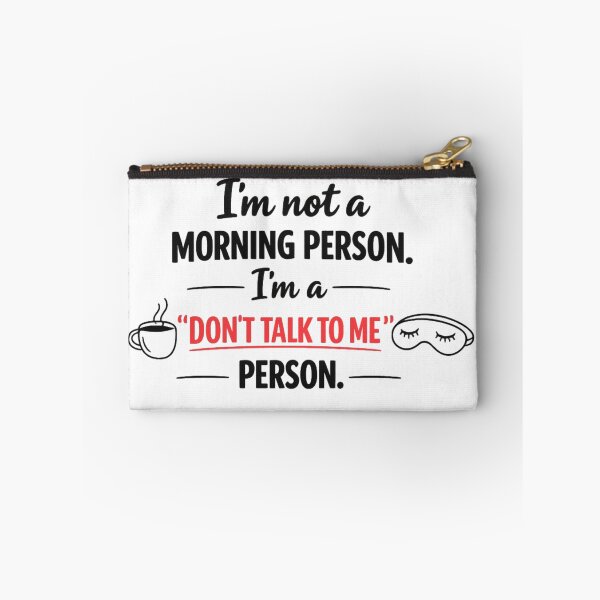 Item preview, Introvert Morning Humor Quote designed and sold by MarselArt.