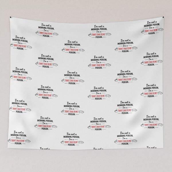 Item preview, Introvert Morning Humor Quote designed and sold by MarselArt.