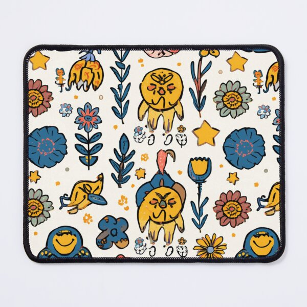 Item preview, Whimsical Folk Art Flowers Cute Character Seamless Pattern designed and sold by My Gluten Free Life UK.