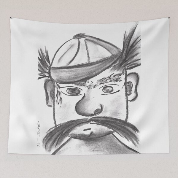 Item preview, Farmer, Charcoal designed and sold by Anke‘s Bazaar.