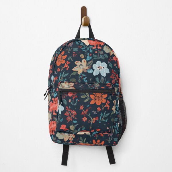 Item preview, Dark Floral Bird Pattern Moody Botanical Folk Art designed and sold by My Gluten Free Life UK.