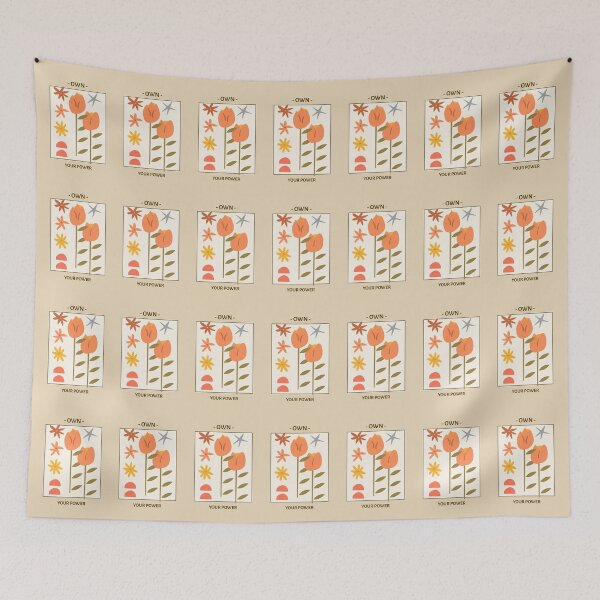 Item preview, Own Your Power Abstract -Tulips Botanical Art designed and sold by chatzous.