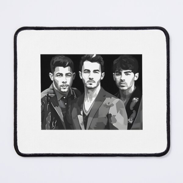 Item preview, Retro Boyband Trio Grayscale Art - Nick Joe Kevin Pop Music Fan Design | Perfect Gift For You And Friends designed and sold by jimmy vlogs.