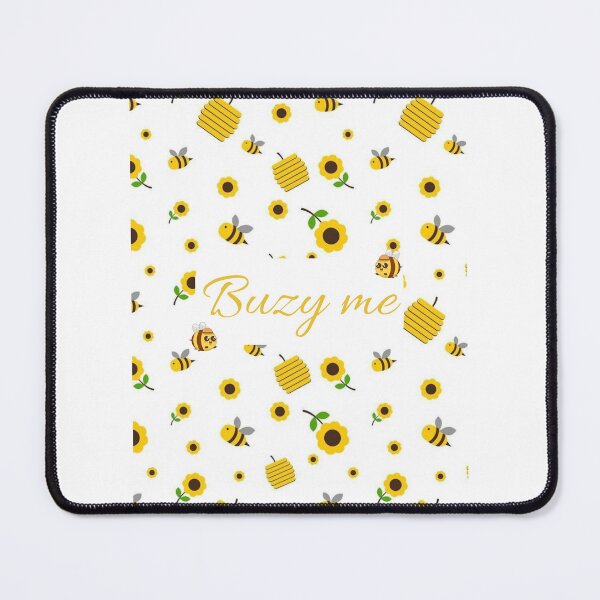 Item preview, Busy Me Bee – Cute Sunflower & Honey Bee Design designed and sold by All-in-astore.