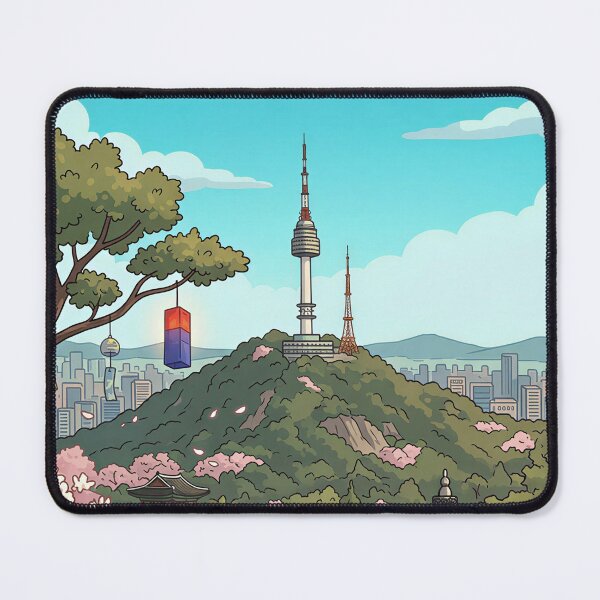 Aperçu de l'œuvre Tour Namsan de Séoul, Corée du Sud créée et vendue par MoreLikeIt.