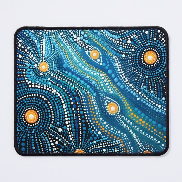 Item preview, Aboriginal Inspired Dot Art - In The Ocean Dotted with Hotspots designed and sold by GrinGalore.