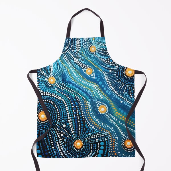 Item preview, Aboriginal Inspired Dot Art - In The Ocean Dotted with Hotspots designed and sold by GrinGalore.