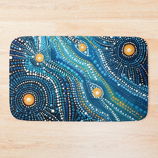 Item preview, Aboriginal Inspired Dot Art - In The Ocean Dotted with Hotspots designed and sold by GrinGalore.