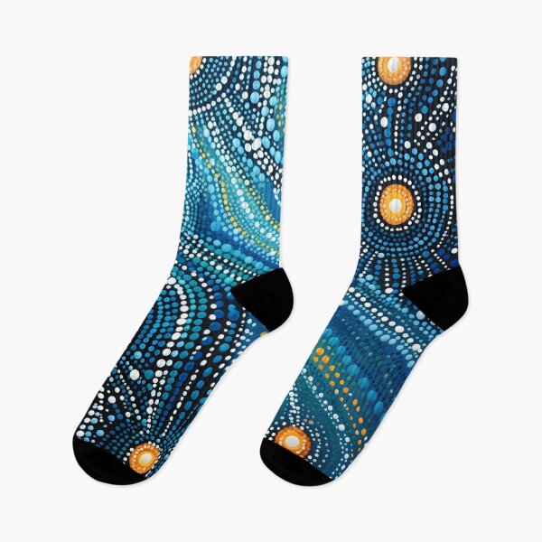 Item preview, Aboriginal Inspired Dot Art - In The Ocean Dotted with Hotspots designed and sold by GrinGalore.