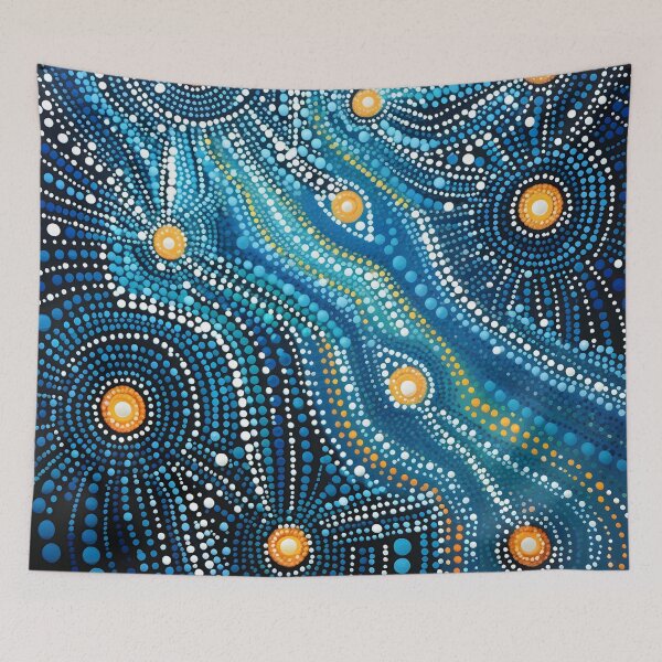 Item preview, Aboriginal Inspired Dot Art - In The Ocean Dotted with Hotspots designed and sold by GrinGalore.