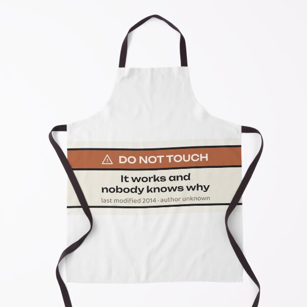 Item preview, Do Not Touch Legacy Code Warning Label designed and sold by sdcreations210.