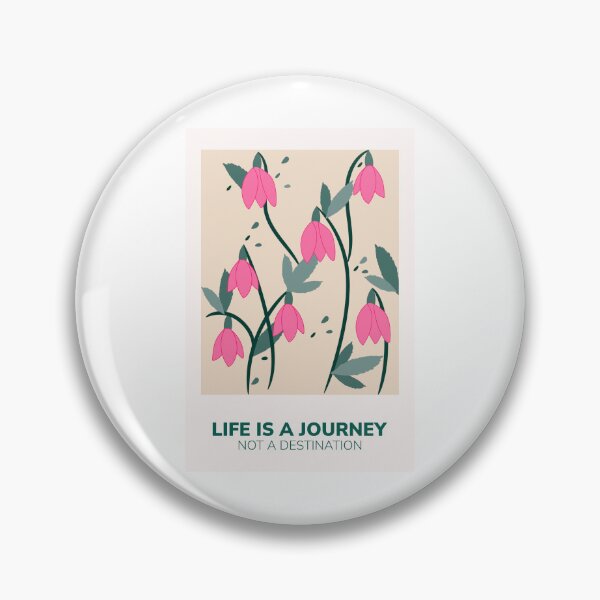 Item preview, Life Is A Journey Not A Destination - Snowdrop Floral Art designed and sold by chatzous.