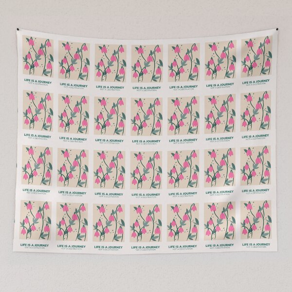 Item preview, Life Is A Journey Not A Destination - Snowdrop Floral Art designed and sold by chatzous.