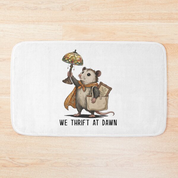 Item preview, We Thrift At Dawn Vintage Opossum Thrifting designed and sold by Hedoraxe.