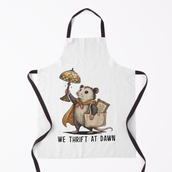 Item preview, We Thrift At Dawn Vintage Opossum Thrifting designed and sold by Hedoraxe.