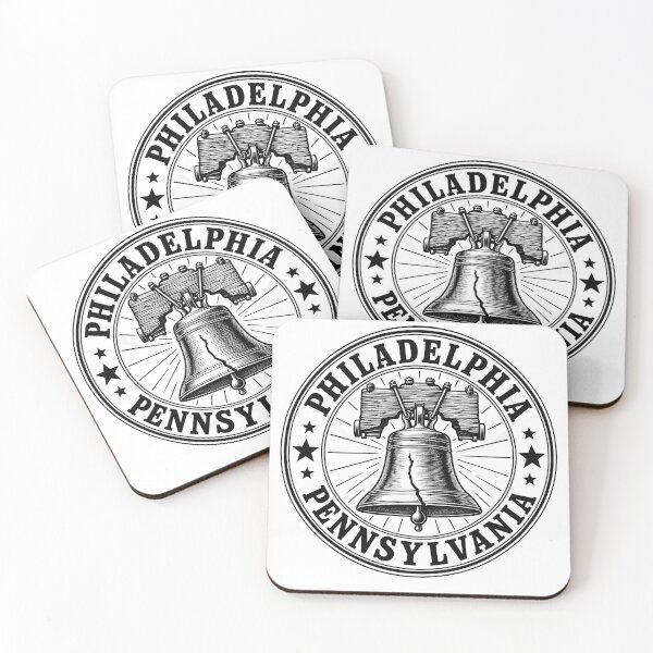 Item preview, Philadelphia Liberty Bell | Vintage Philly Seal Badge | Pennsylvania Souvenir designed and sold by ZIGLWORKS.