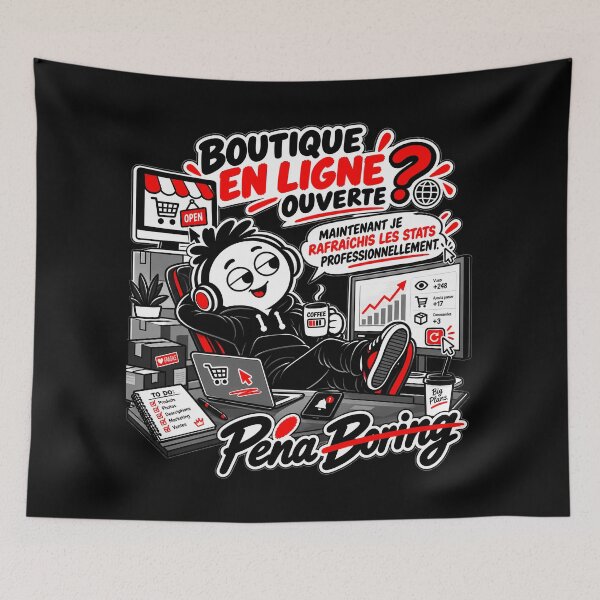 Item preview, Online store open? Now I'm refreshing the stats professionally. designed and sold by J-Impression.