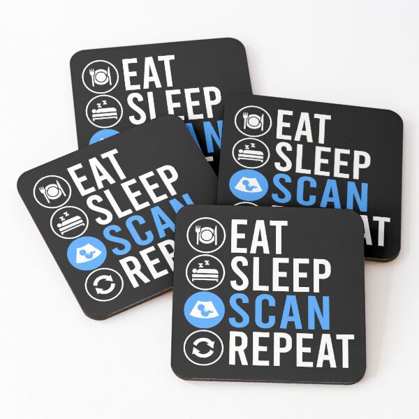 Item preview, Eat Sleep Scan Repeat Ultrasound Sonographer designed and sold by teeperfect.