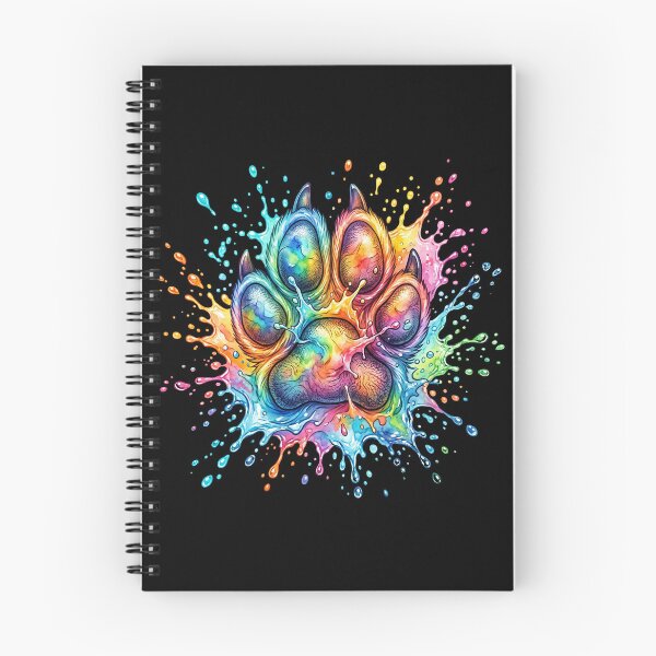 Item preview, Colorful dog paw watercolor paw designed and sold by Loona97.