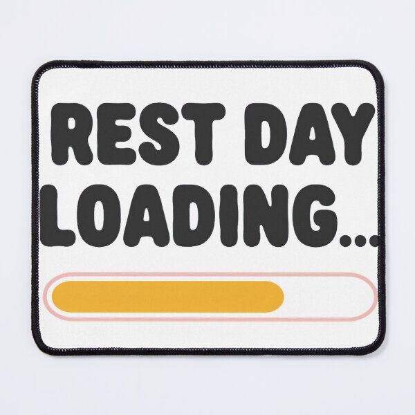 Item preview, Rest Day Loading Funny Gym Recovery Shirt designed and sold by ys96.