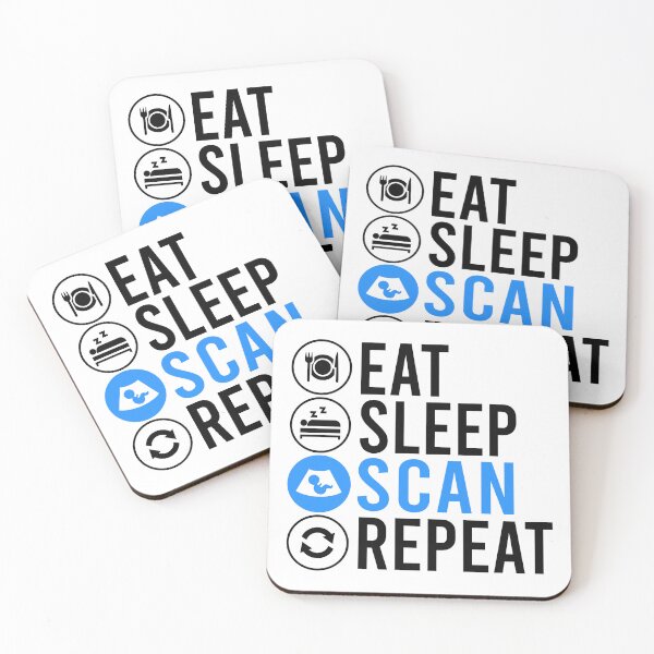 Item preview, Eat Sleep Scan Repeat Ultrasound Sonographer designed and sold by teeperfect.