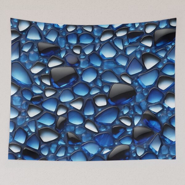 Item preview, Abstract Blue Texture with Rich Color Depth. designed and sold by MissYouONLY.