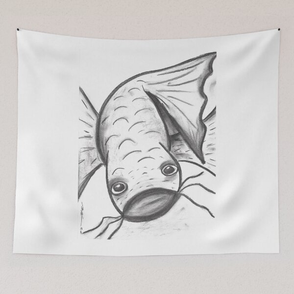 Item preview, Koi, Charcoal designed and sold by Anke‘s Bazaar.