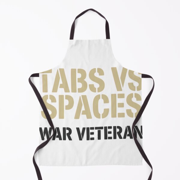 Item preview, Tabs Vs Spaces War Veteran Developer Shirt designed and sold by ys96.