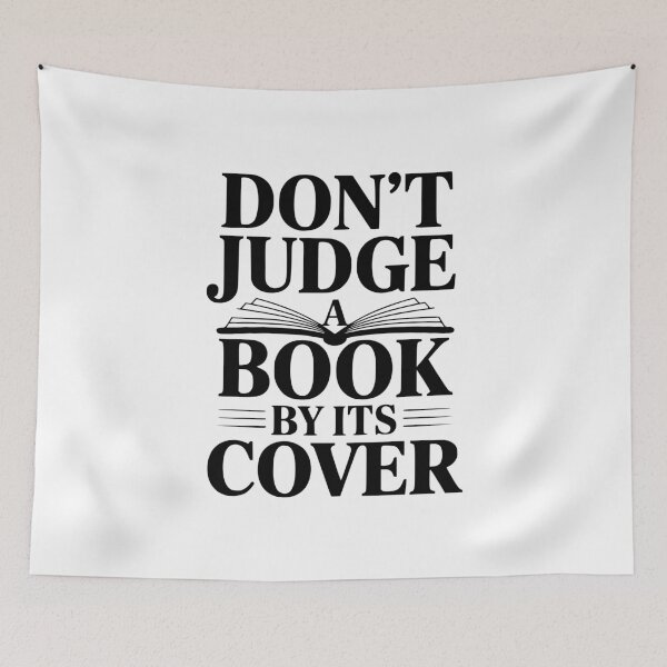 Item preview, Don't Judge a Book By Its Cover designed and sold by Frank Ring.